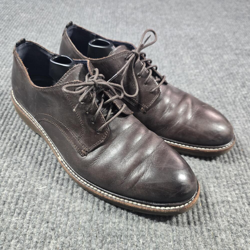 Cole Haan Oxford Shoes Mens Size 10.5 M Brown Leather Grand OS Lace Up C30692
